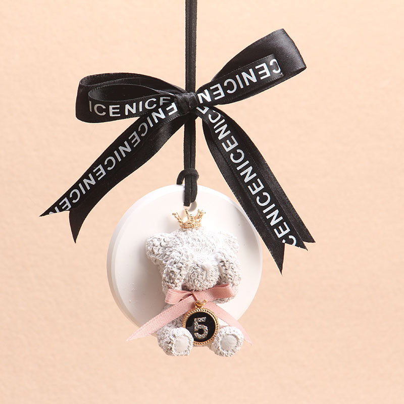 Wholesale Cute Bear Car Fragrance Expanding Stones Pendant